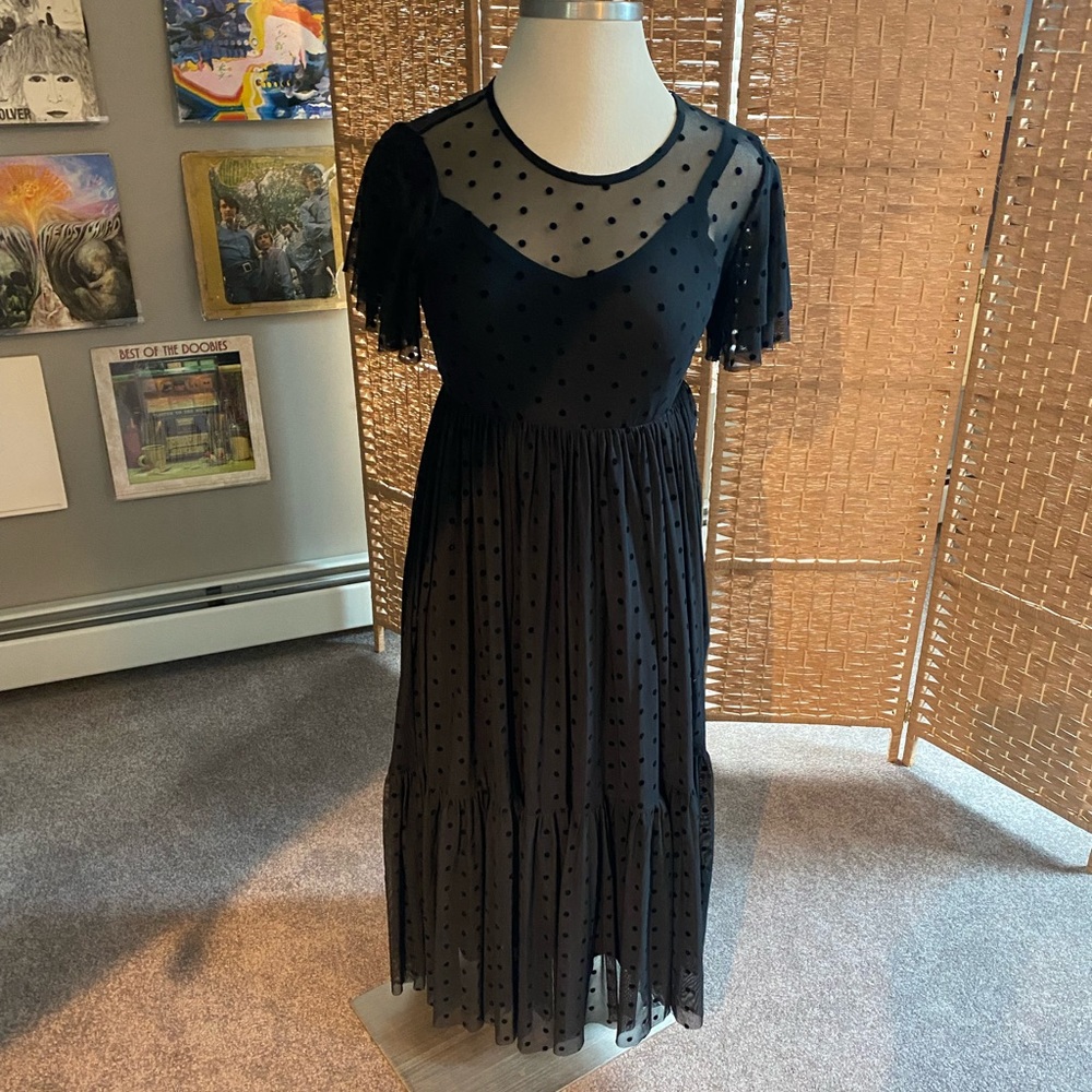 Torrid tiered sheer dress